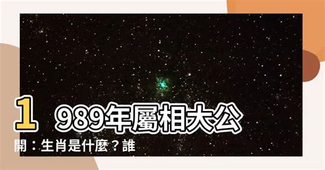 89屬什麼|1989是民國幾年？1989是什麼生肖？1989幾歲？